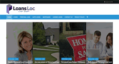 Desktop Screenshot of loansloc.com